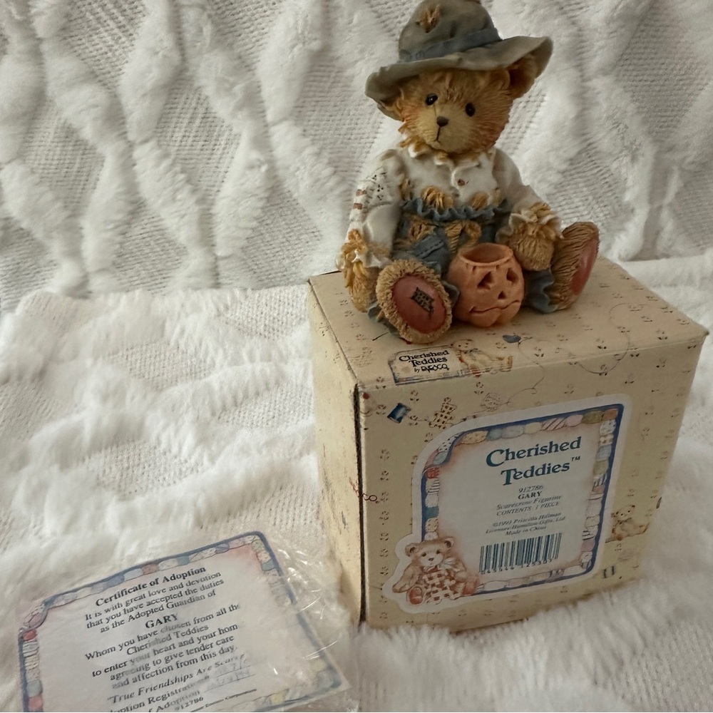 Cherished Teddies GARY "Scarecrow" 912786 (Vintage 1993-NIB)